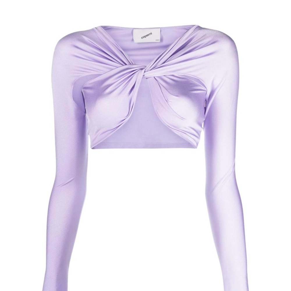 Coperni ruched cut-out top